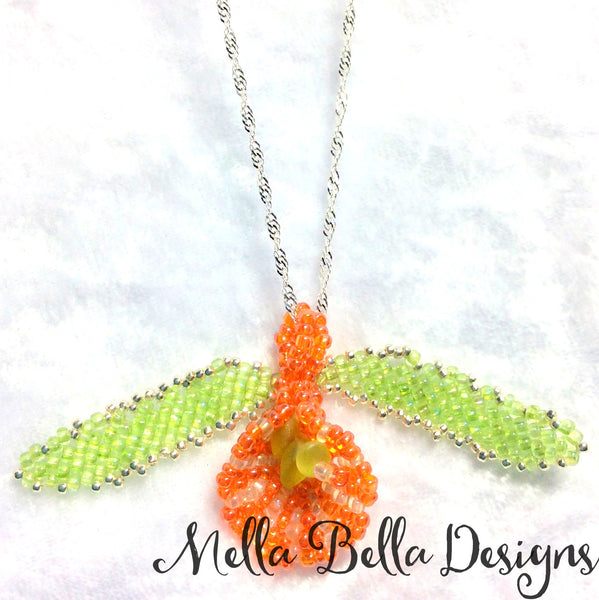 Beaded Flower Necklace