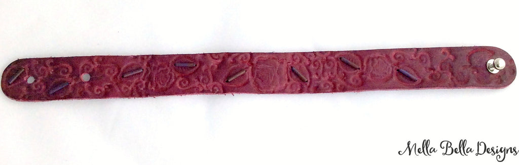 Leather & Bead Bracelet