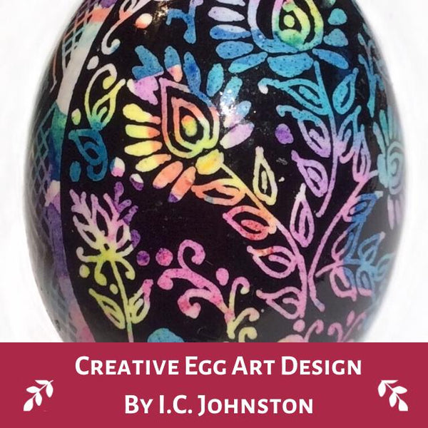 Creative Egg Art Design by I.C. Johnston