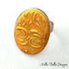 Gold Swirl Ring (oval)