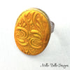 Gold Swirl Ring (oval)